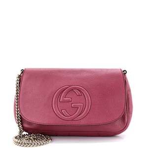 Gucci Soho Chain Crossbody Bag Leather #240896G10B